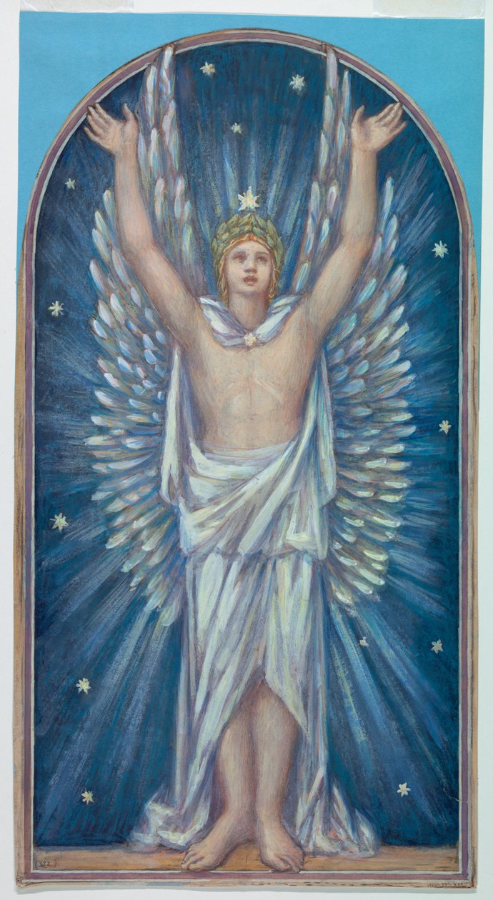 Studie for figur af Francis Augustus Lathrop