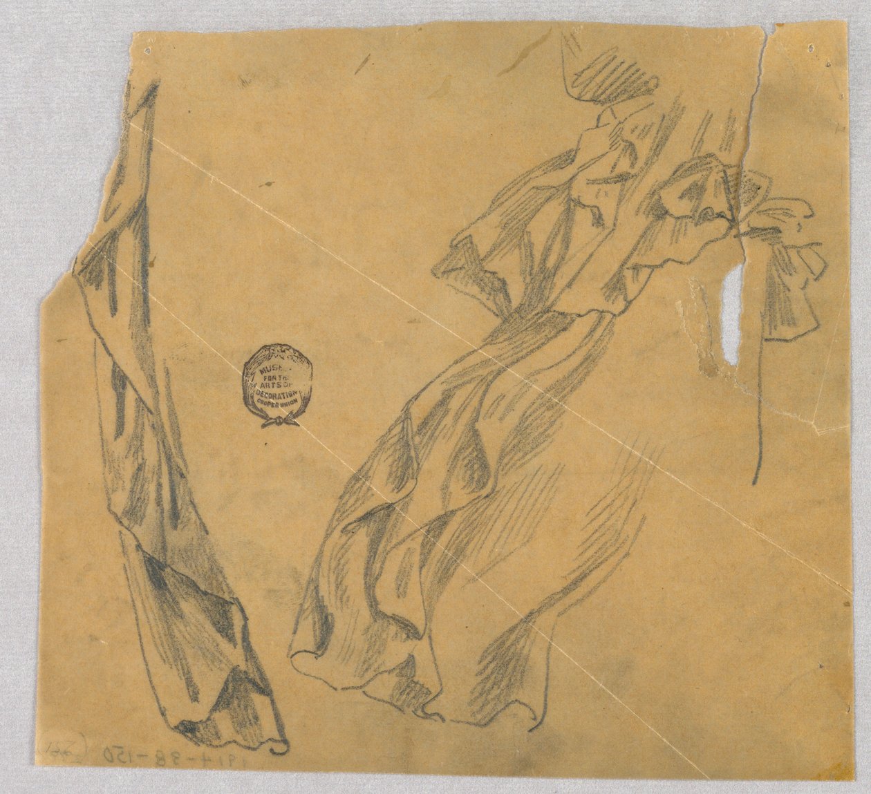Studie af Draperi af Francis Augustus Lathrop