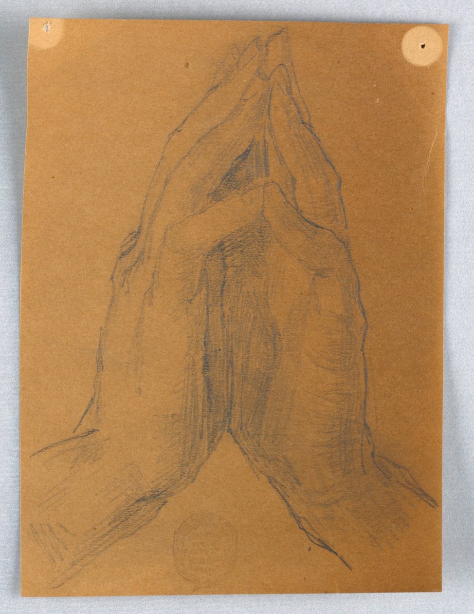 Studie af hænder af Francis Augustus Lathrop