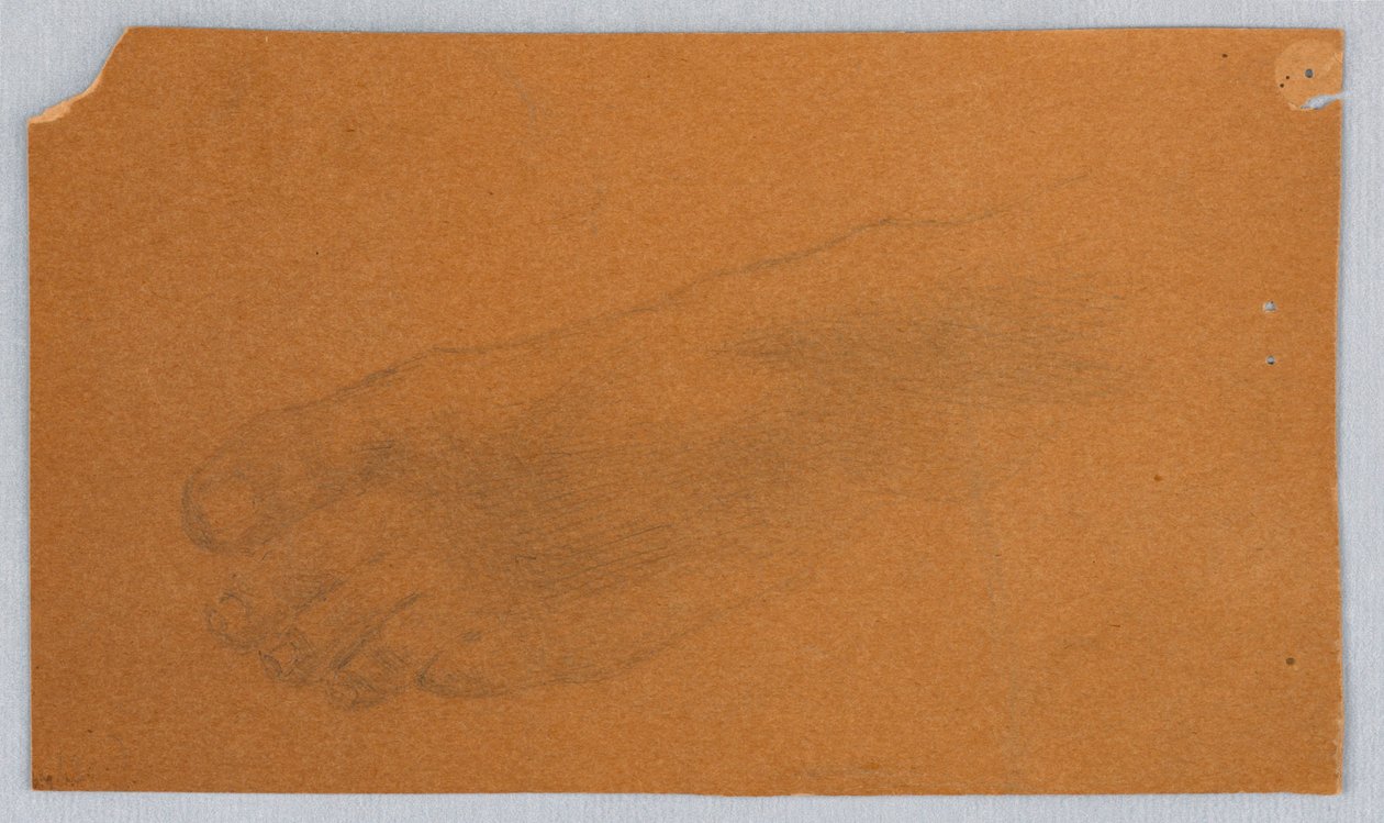 Studie af en fod af Francis Augustus Lathrop