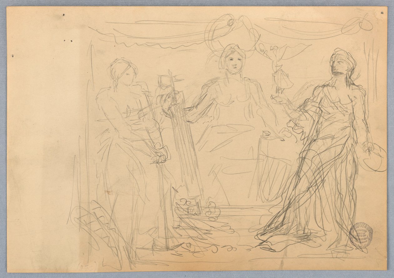 Symbolske figurer af Francis Augustus Lathrop