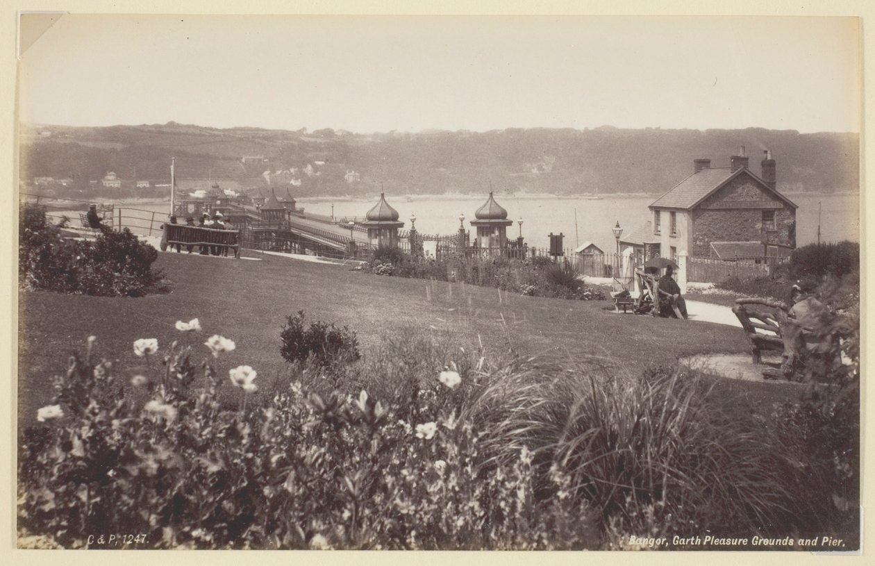 Bangor, Garth Pleasure Grounds og Pier af Francis Bedford