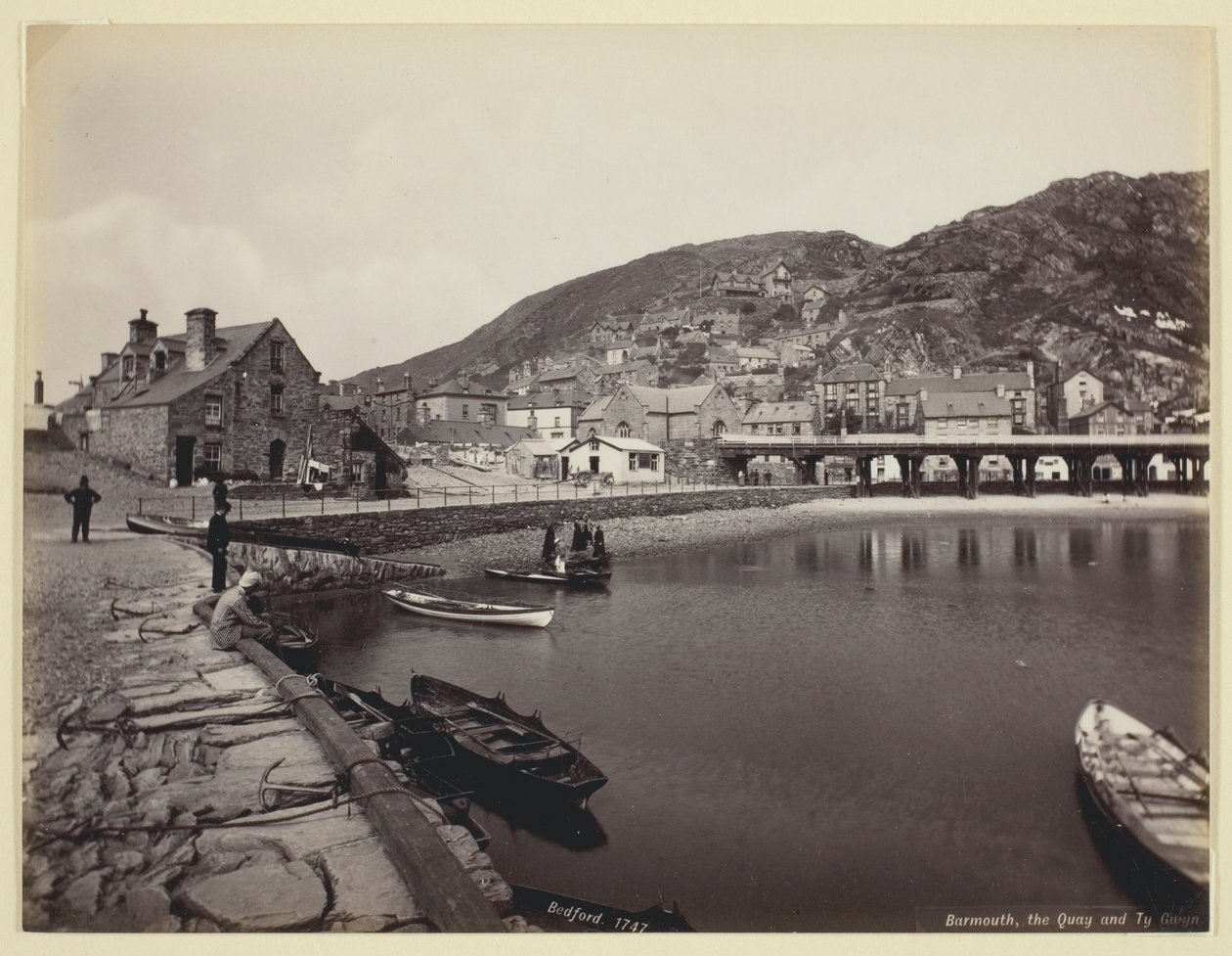 Barmouth, the Quay og Ty Gwyn af Francis Bedford