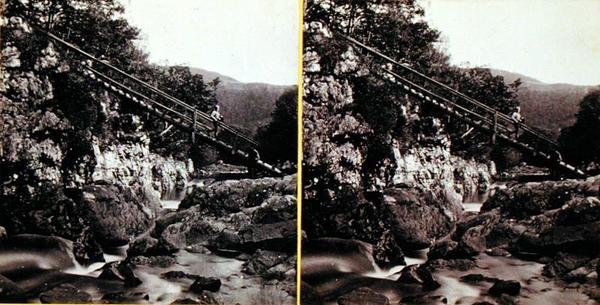 Bettws-y-Coed, minearbejdernes bro (foto) af Francis Bedford