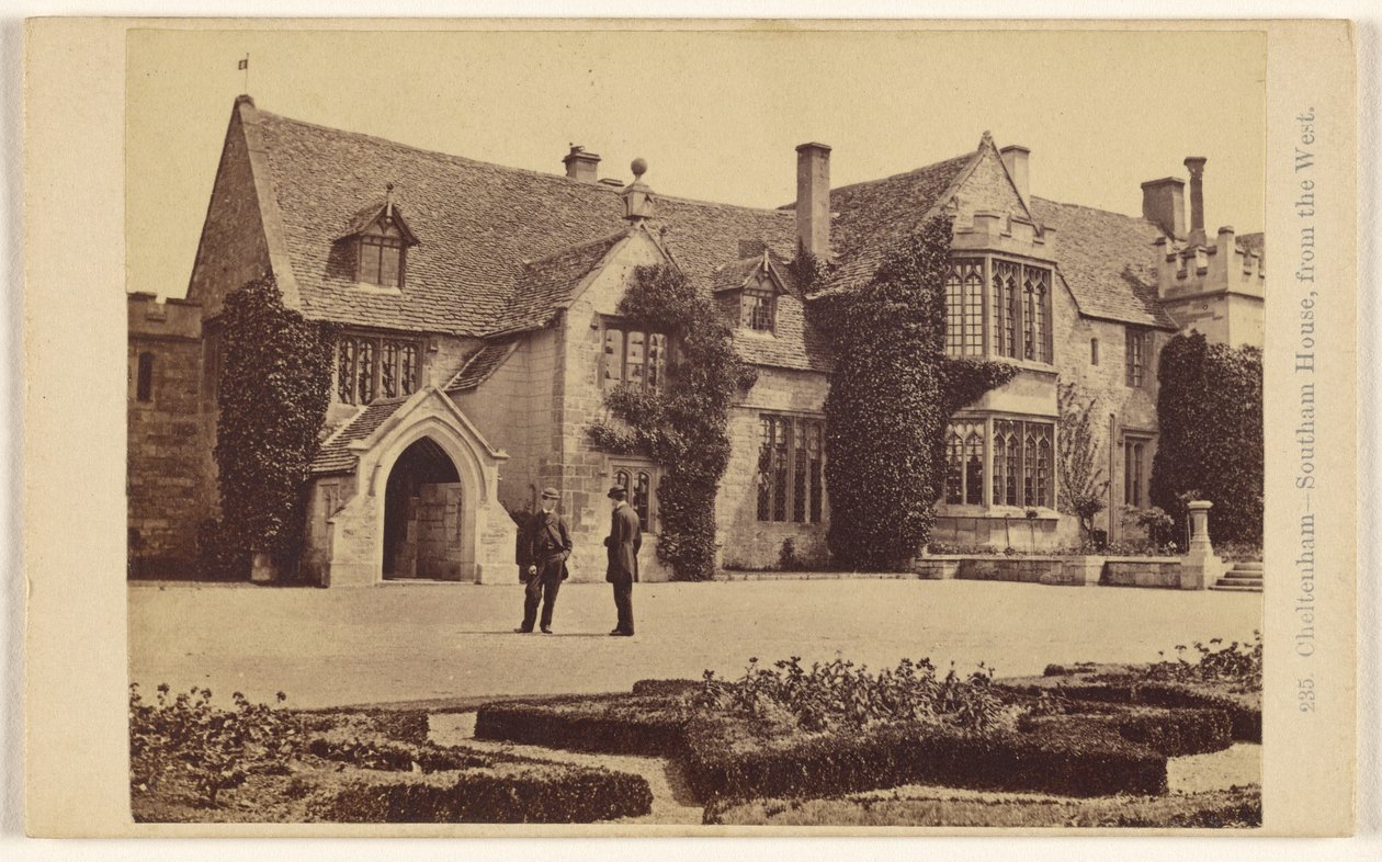 Cheltenham - Southern House, fra vest af Francis Bedford