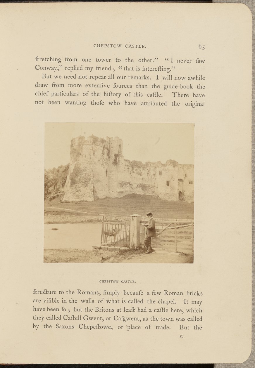 Chepstow Slot af Francis Bedford