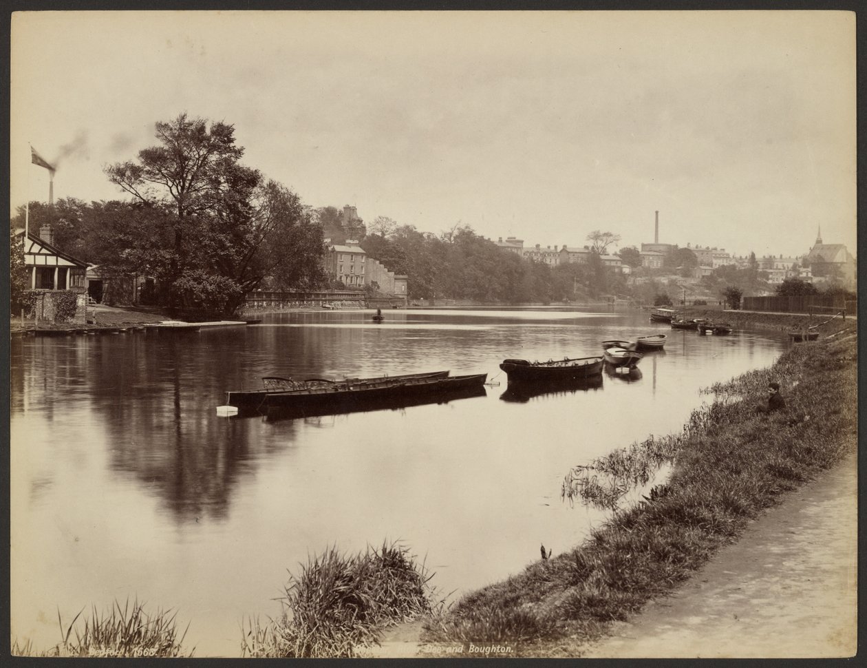 Chester, floden Dee og Boughton af Francis Bedford