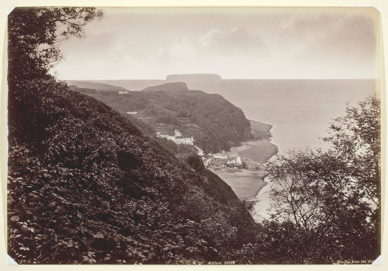 Clovelly fra hobbyen, 186094. af Francis Bedford
