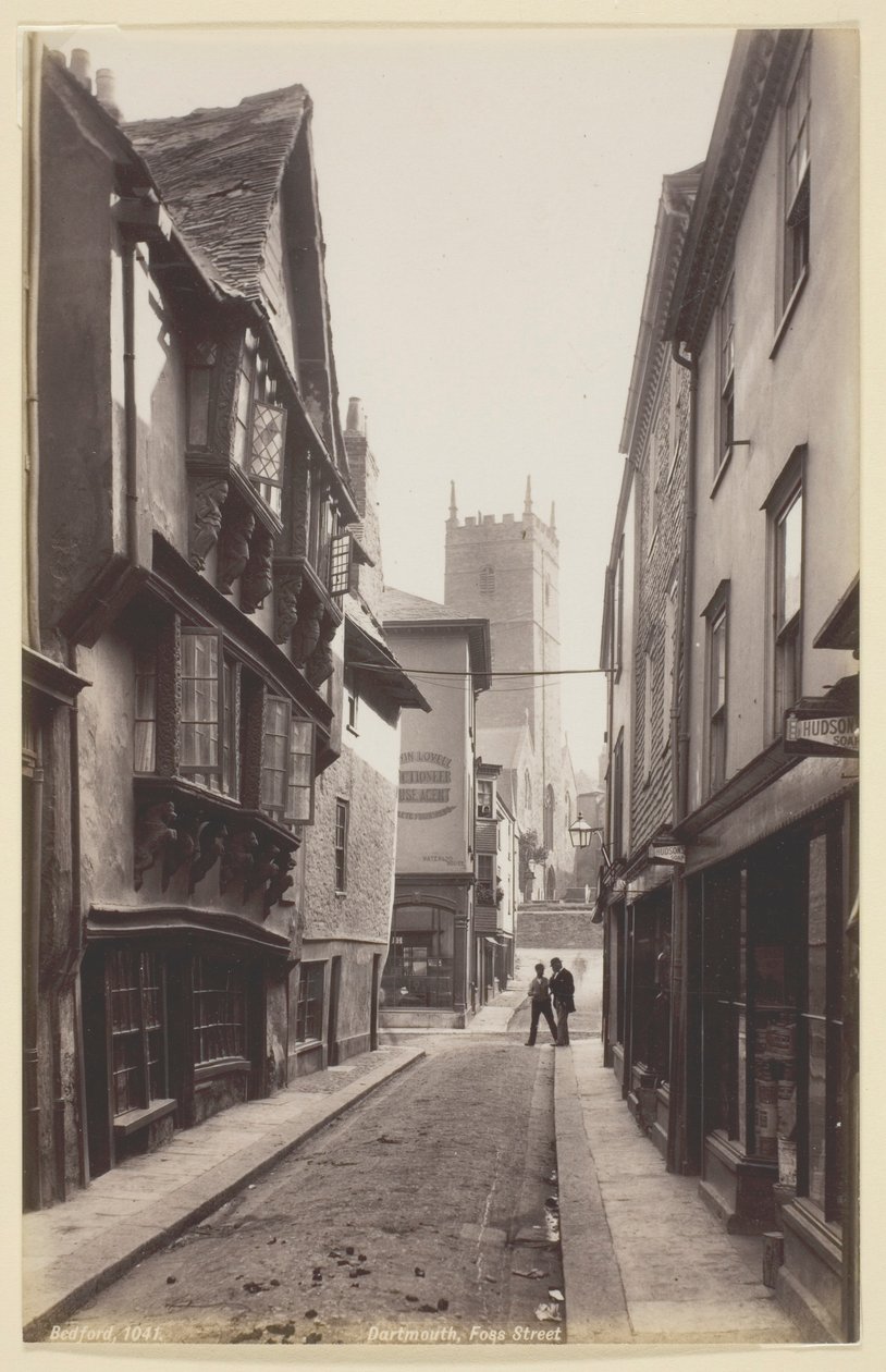 Dartmouth, Foss Street af Francis Bedford