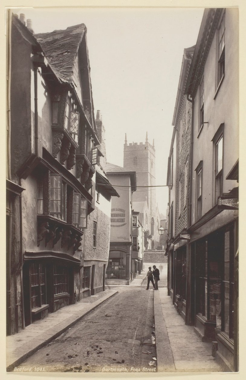 Dartmouth, Foss Street, 186094. af Francis Bedford