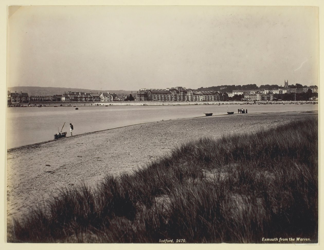 Exmouth fra Warren, 186094. af Francis Bedford