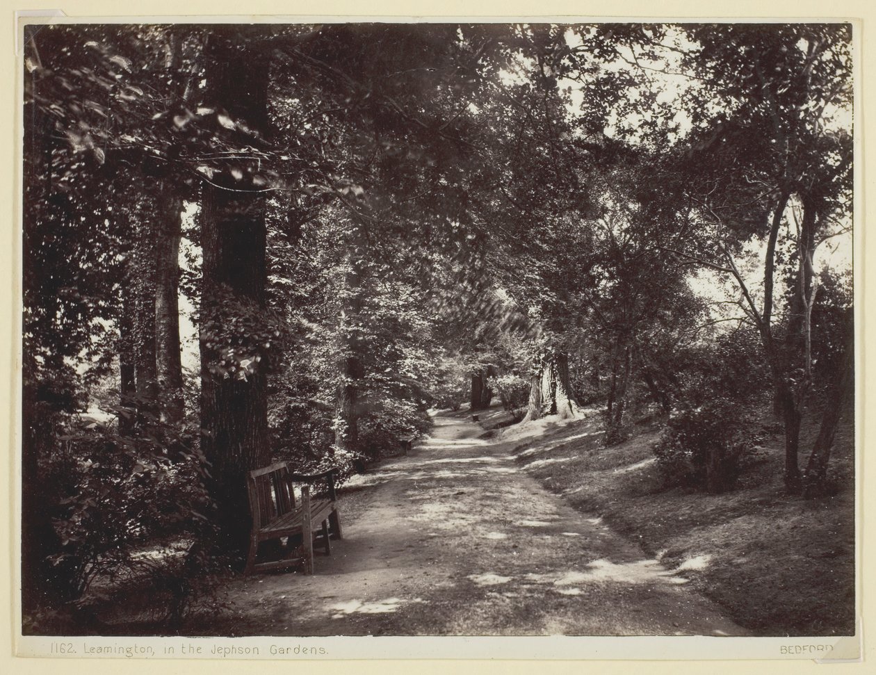 Leamington, i Jephson Gardens, 186094. af Francis Bedford