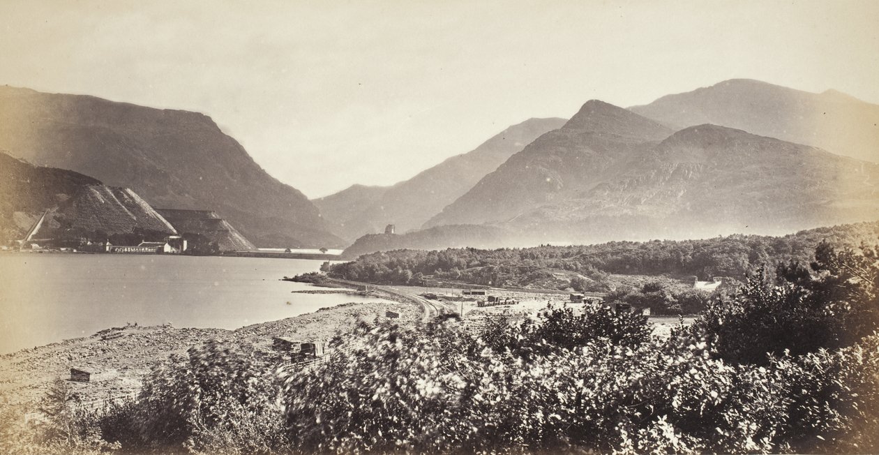 Llanberis-søerne, Snowdon og passet (527) af Francis Bedford