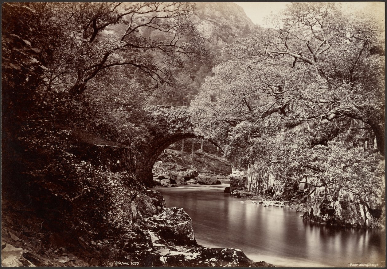 Pont Aberglaslyn af Francis Bedford
