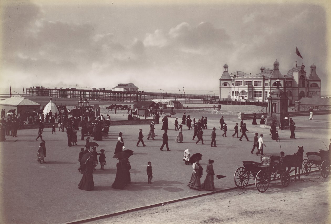 Rhyl. Pavillonen og molen, 1870