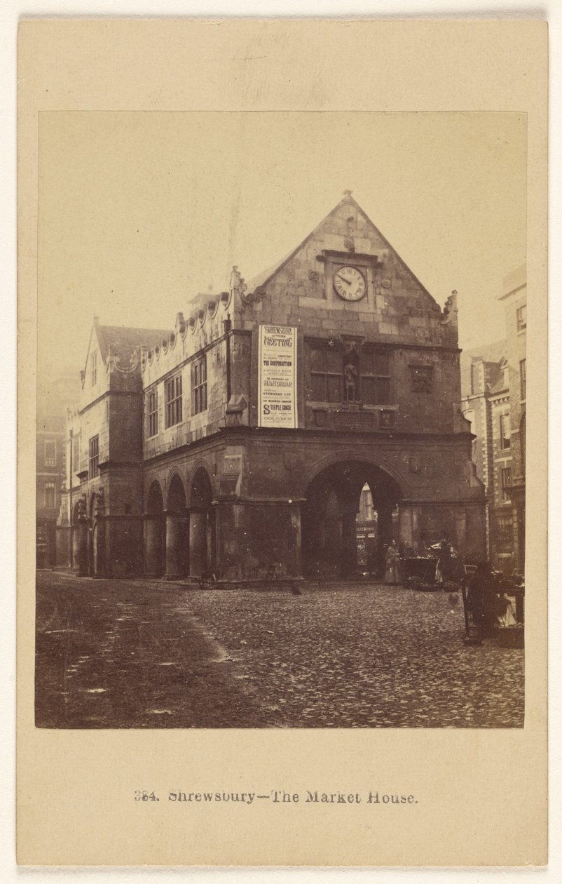 Shrewsbury - The Market House. af Francis Bedford