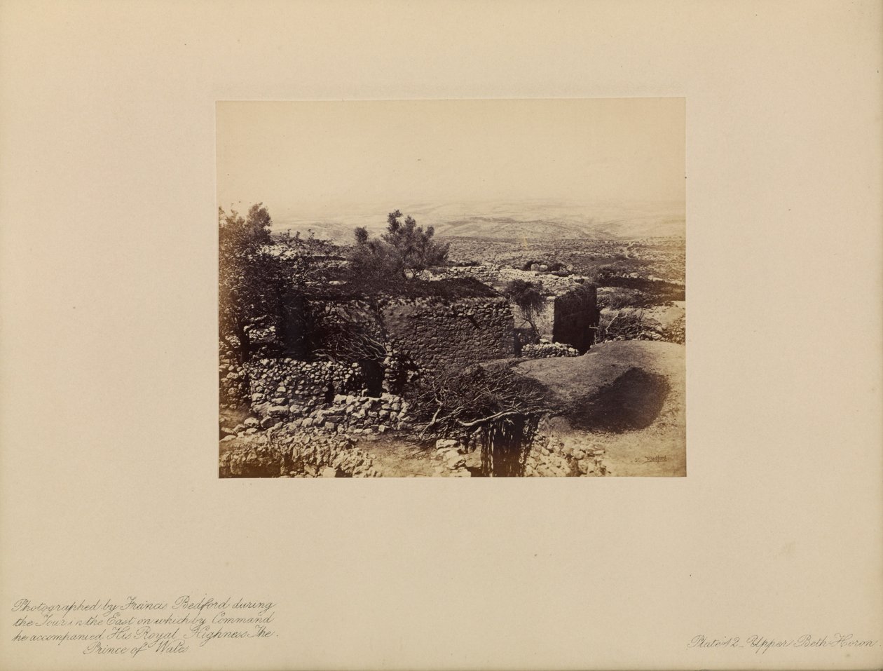 Øvre Beth-Horon af Francis Bedford