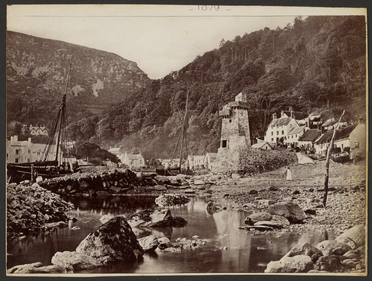 [Landsby nær floden] af Francis Bedford