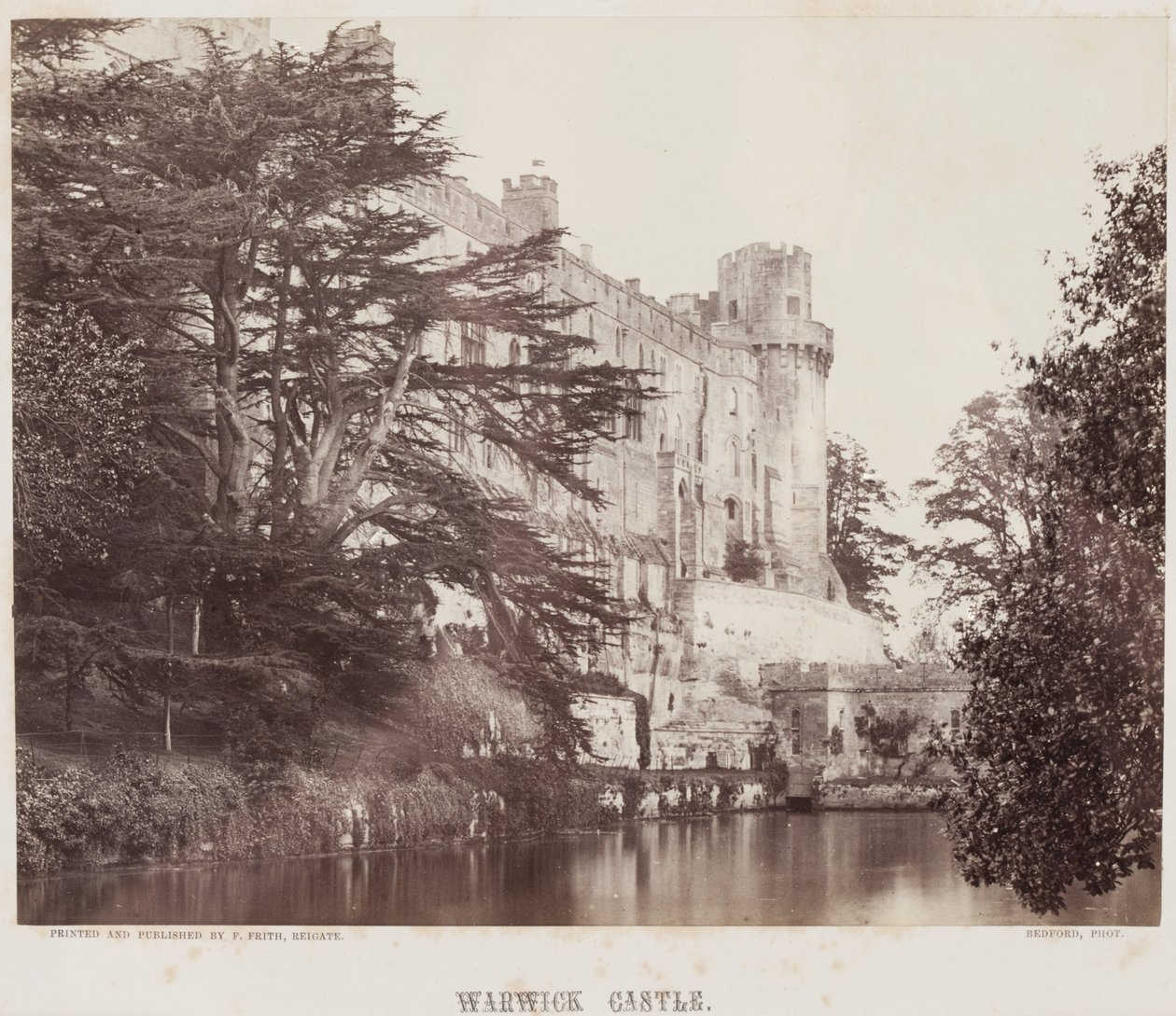 Warwick Castle, ca. 1857 (albumin print) af Francis Bedford