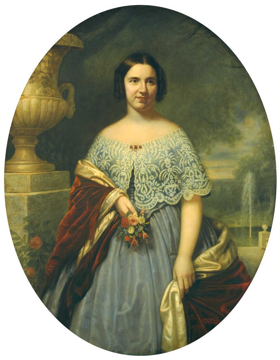 Lucy Tappan Bowen (Mrs. Henry C. Bowen) af Francis Bicknell Carpenter