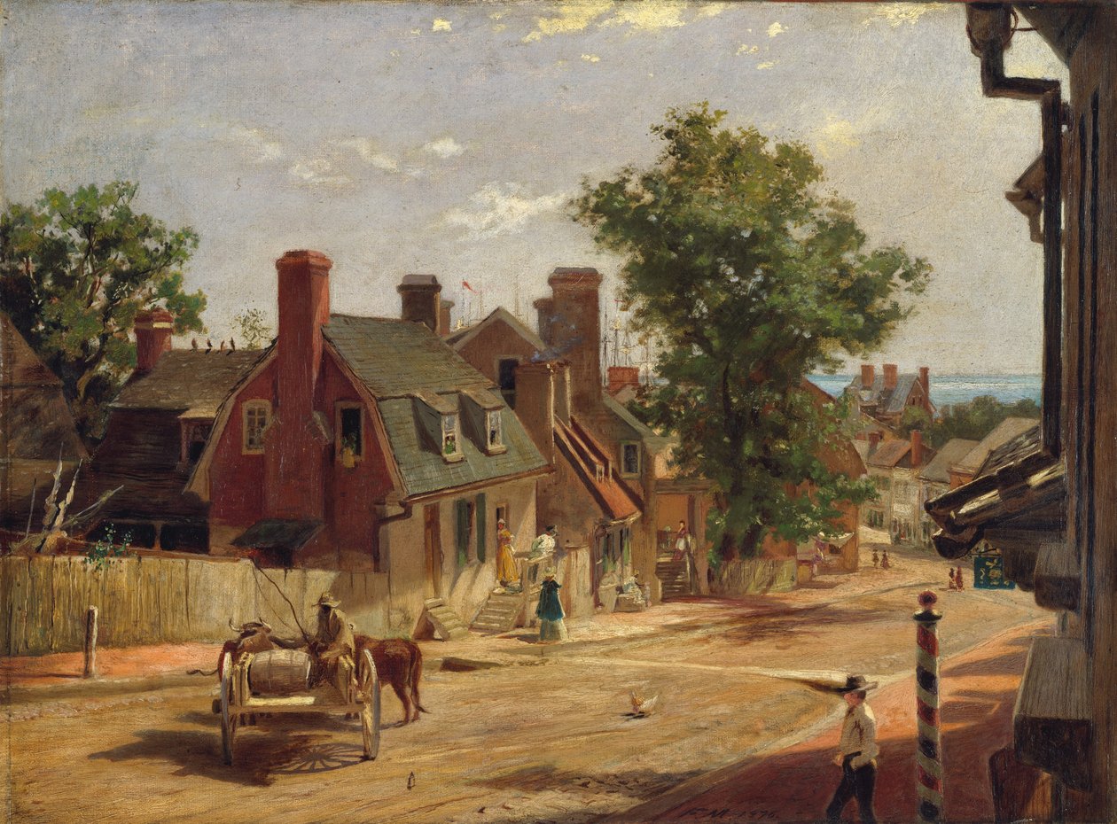 Old Annapolis, Francis Street, 1876. af Francis Blackwell Mayer