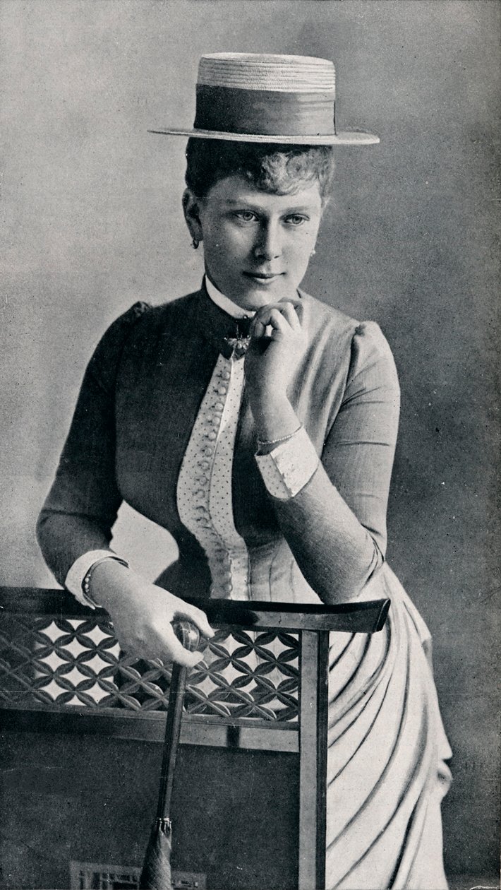 Portrætstudie af den fremtidige Queen Mary, 1885 1911 af Francis Byrne and Co