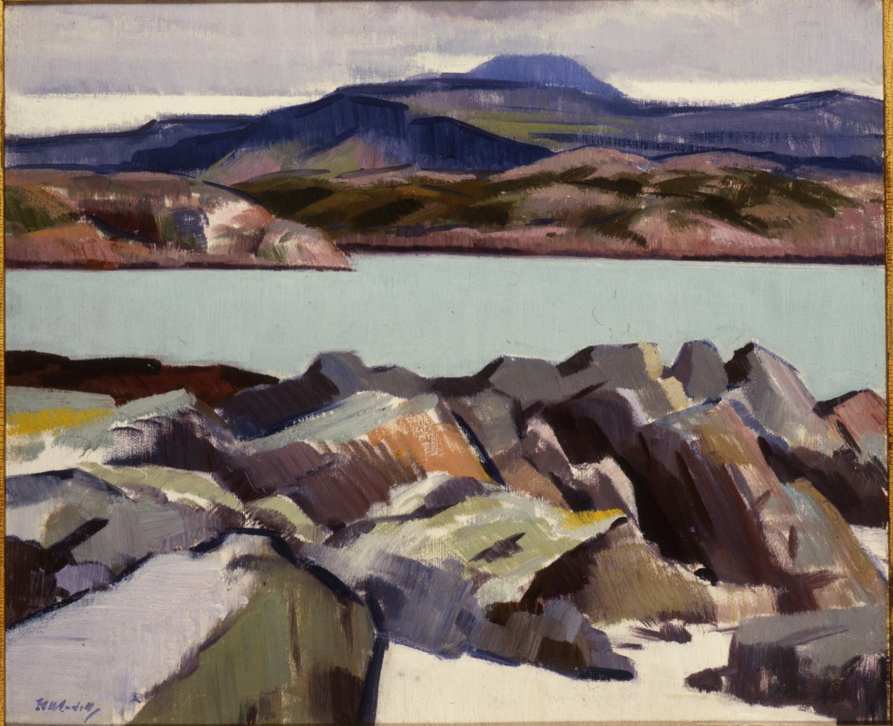 Ben More, ovenfra Port Beag na Sligeanach (olie på lærred) af Francis Campbell Boileau Cadell