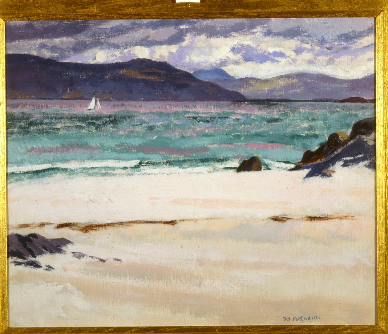 Iona, ca. 1926 (olie på panel) af Francis Campbell Boileau Cadell