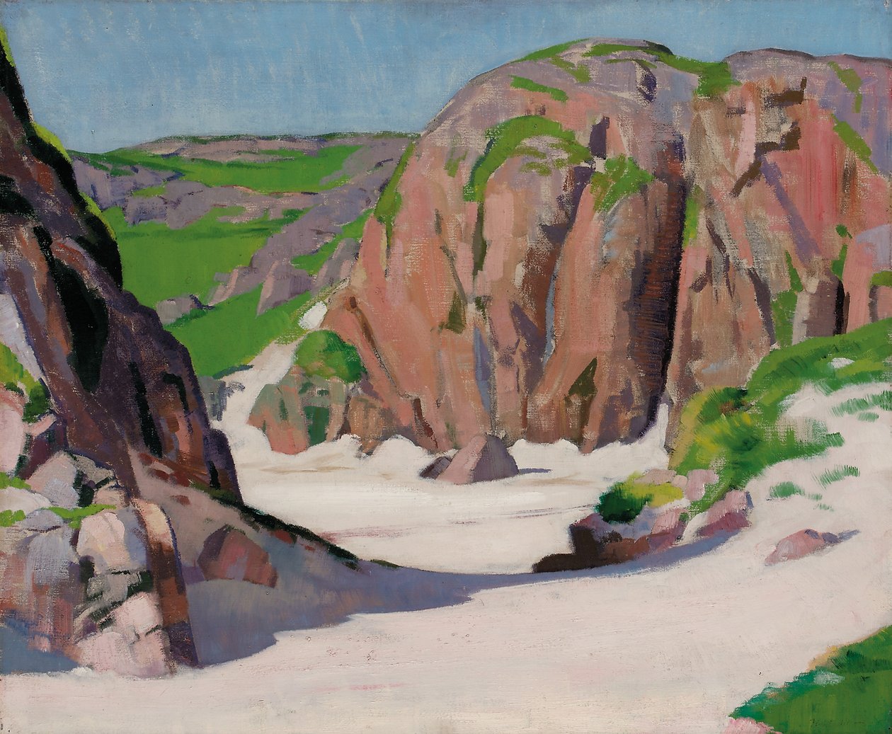 Port Bhan, Iona, ca. 1922 (olie på lærred) af Francis Campbell Boileau Cadell