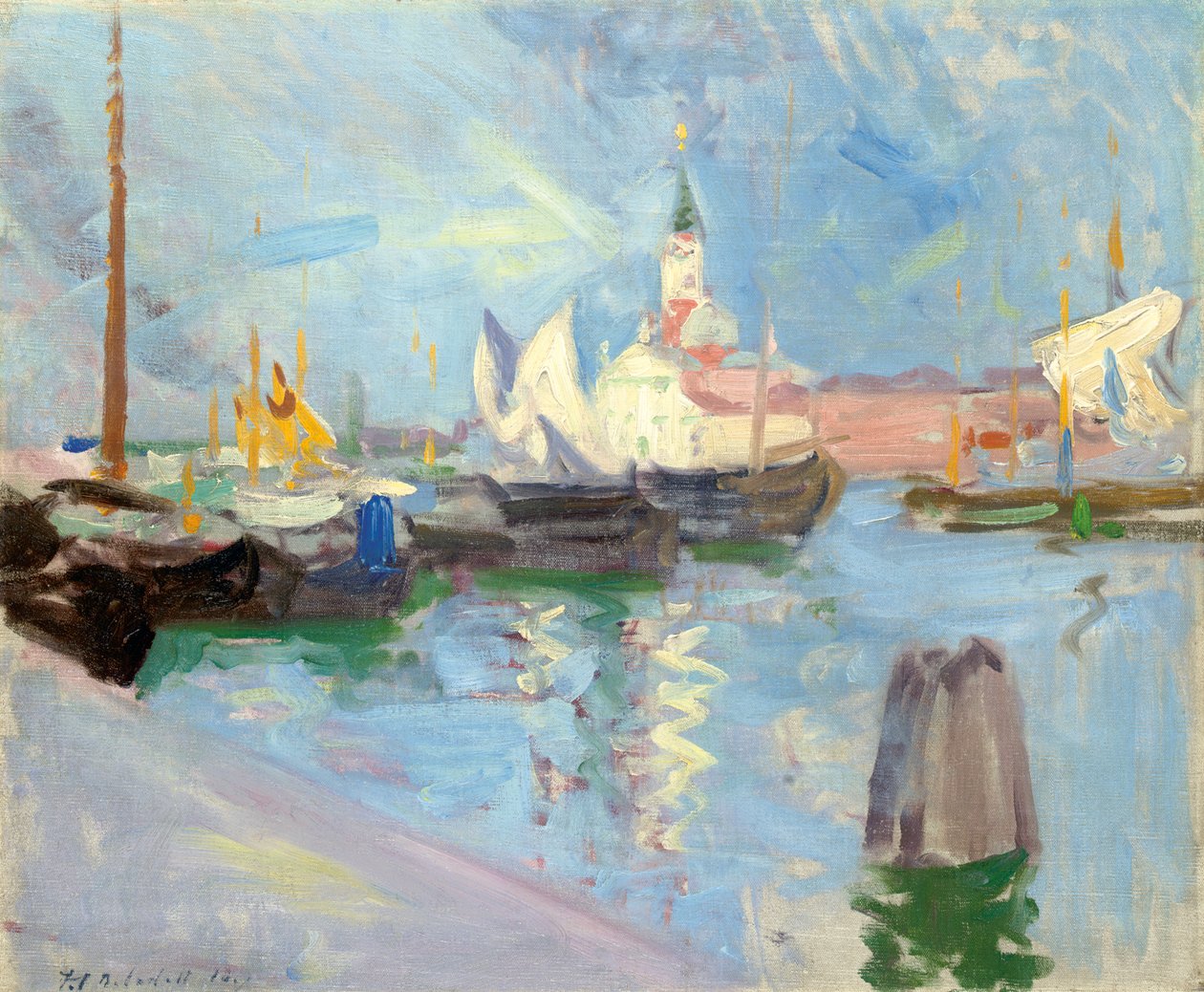 San Giorgio Maggiore, Venedig af Francis Campbell Boileau Cadell