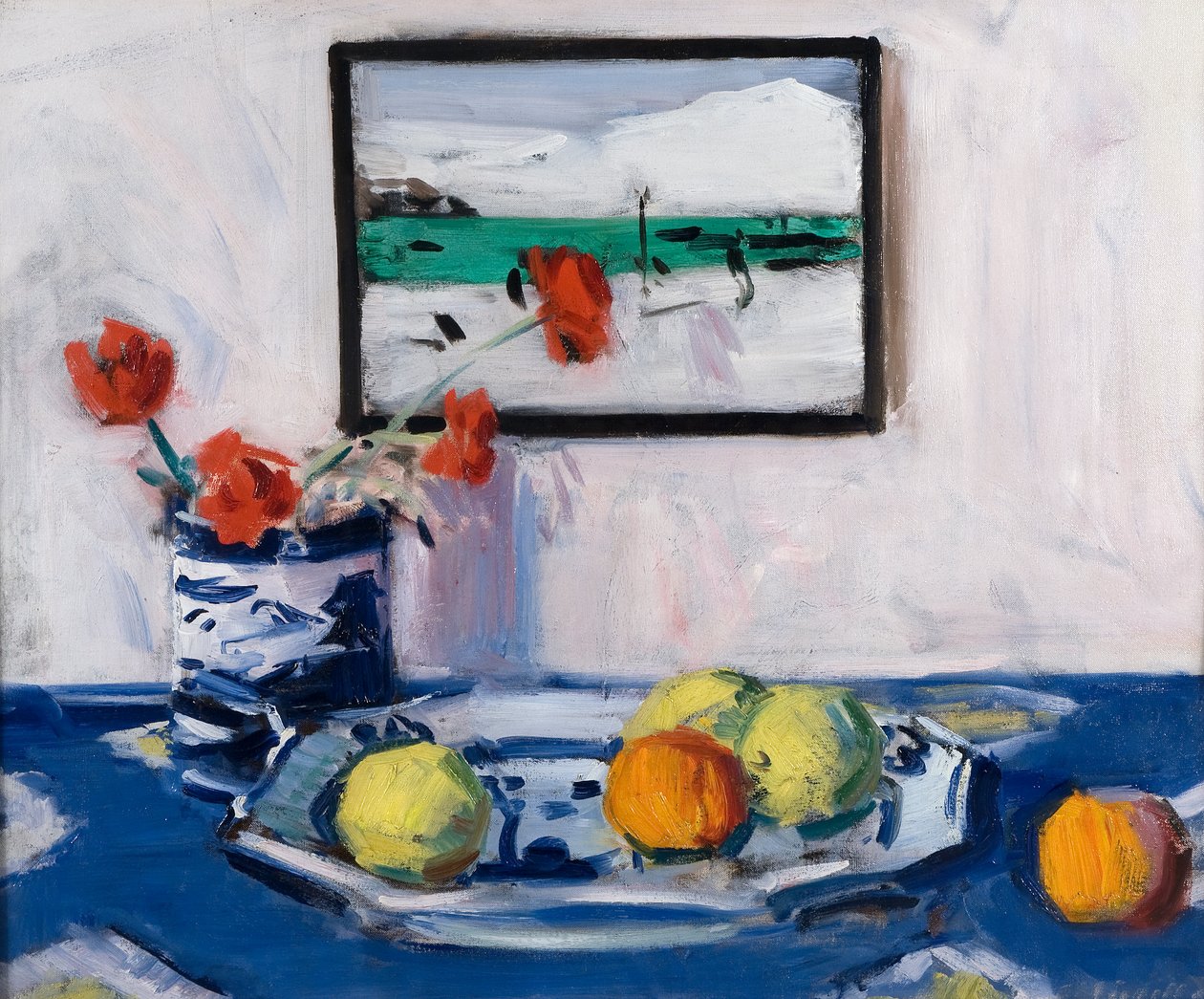 Stilleben, ca. 1915 (olie på lærred) af Francis Campbell Boileau Cadell
