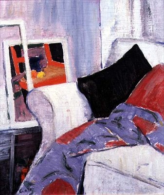 Studio Interior II (olie på panel) af Francis Campbell Boileau Cadell