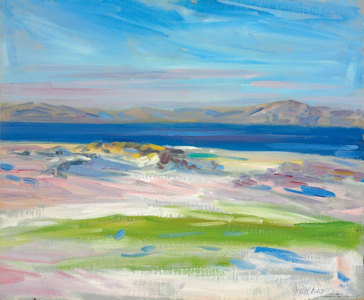 Udsigten over det hvide sand, Iona af Francis Campbell Boileau Cadell
