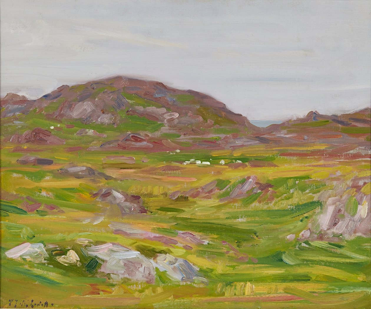 Ionas højland (olie om bord) af Francis Campbell Boileau Cadell