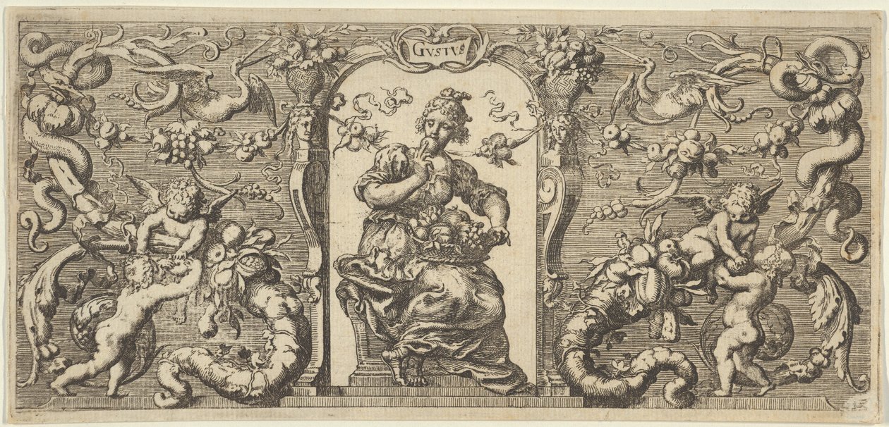 Smag Gust, fra Five Senses Five Senses, ca. 1655 af Francis Cleyn