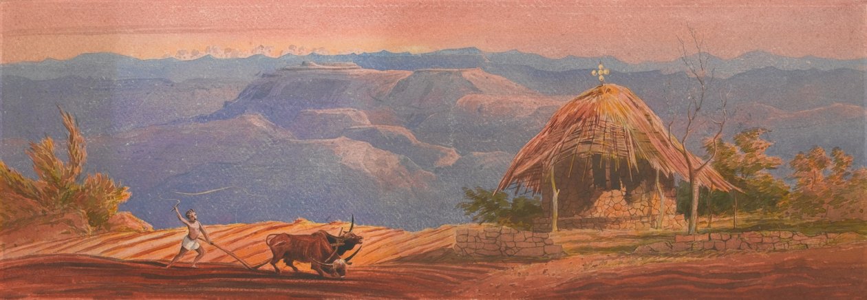 Første udsigt over Magdala af Francis Cornelius James