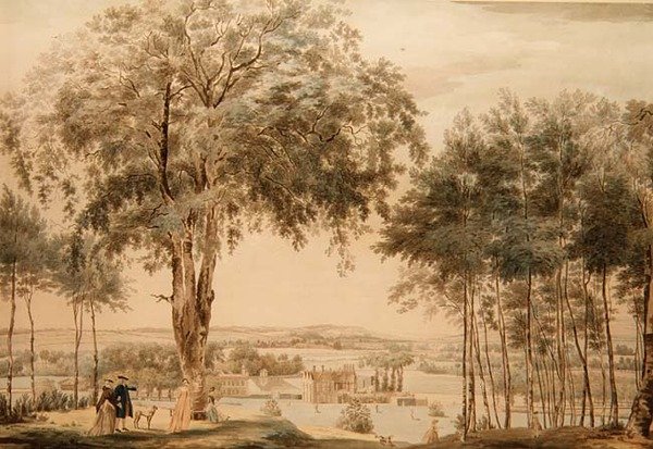 Purley Hall, Berks af Francis Cotes