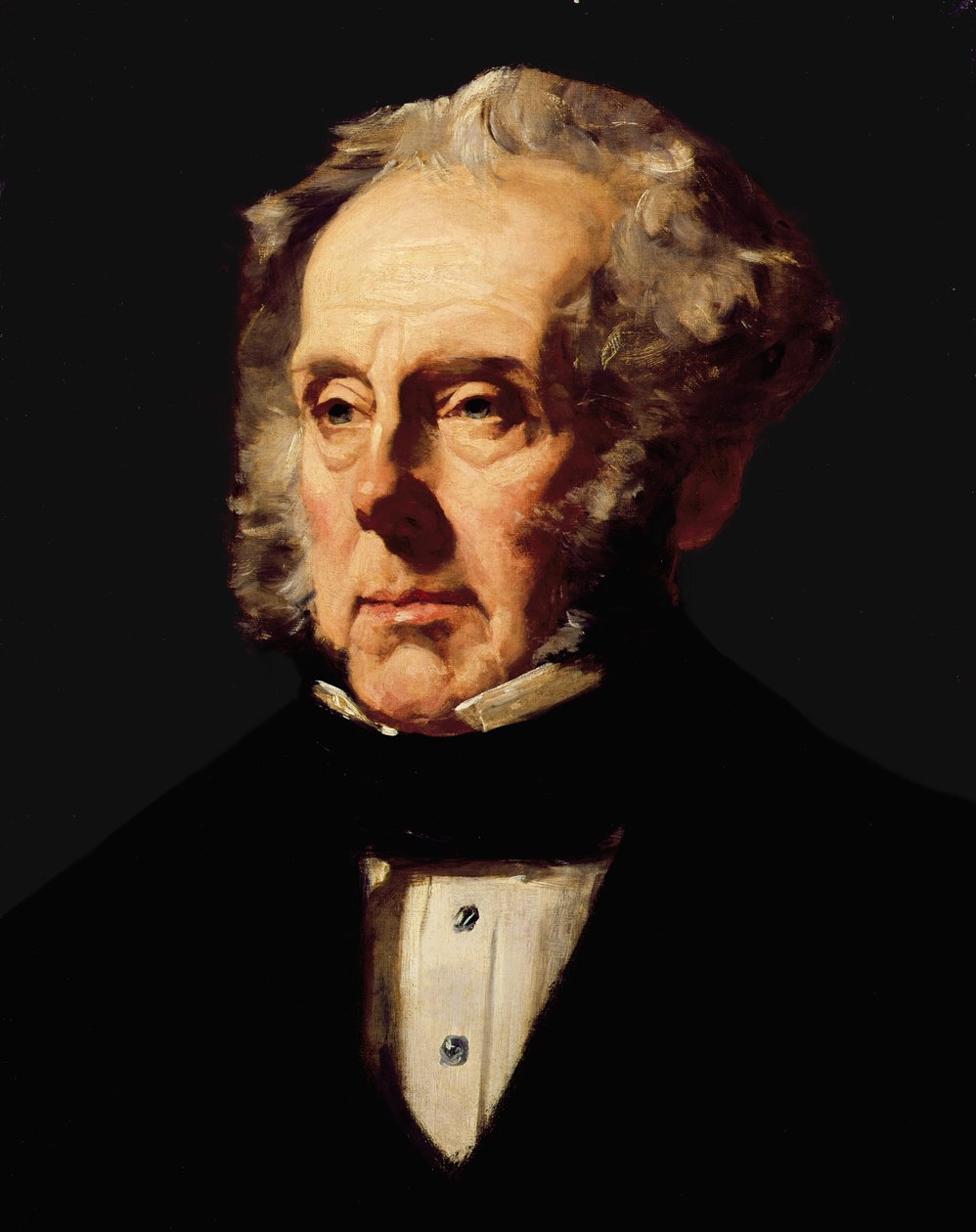 Henry John Temple, 3. Viscount Palmerston, ca. 1855 af Francis Cruikshank