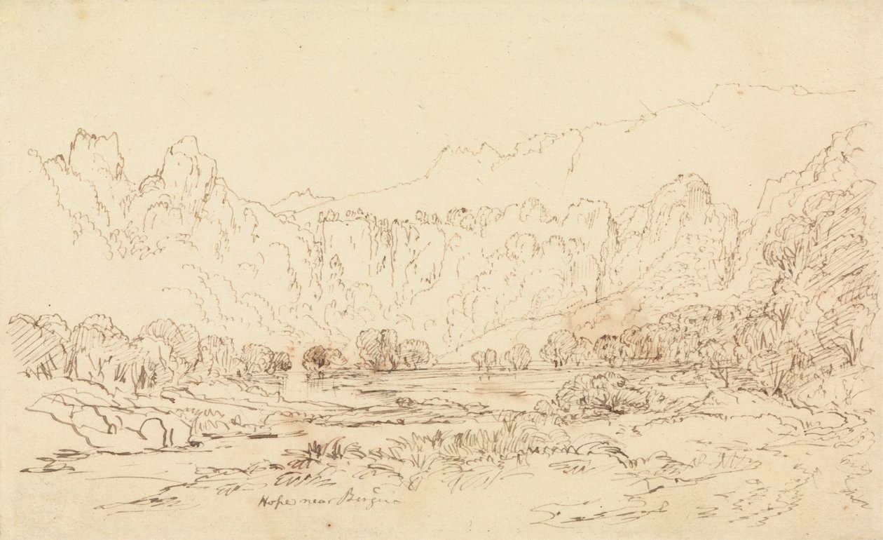 Hope nær Bergen af Francis Danby