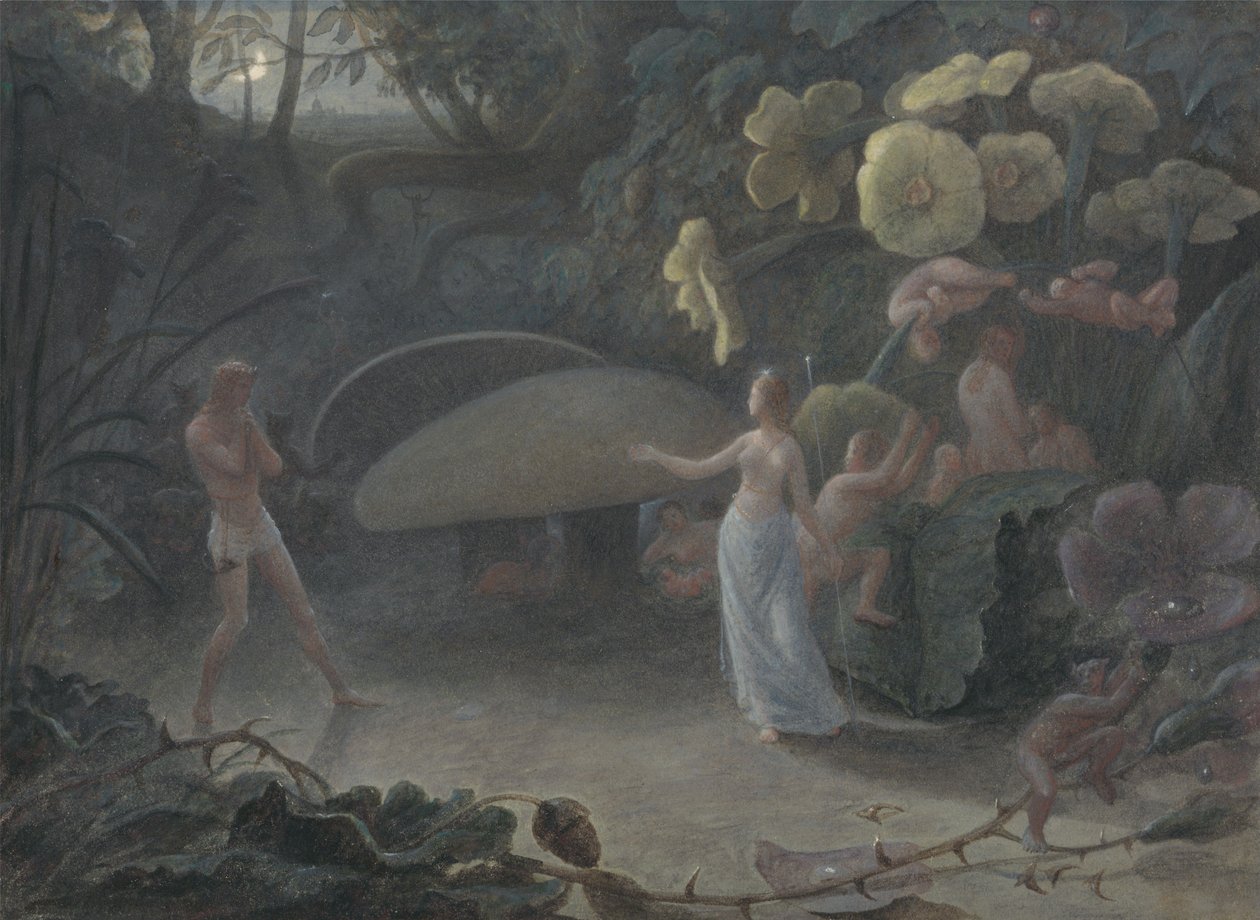 Oberon og Titania af Francis Danby