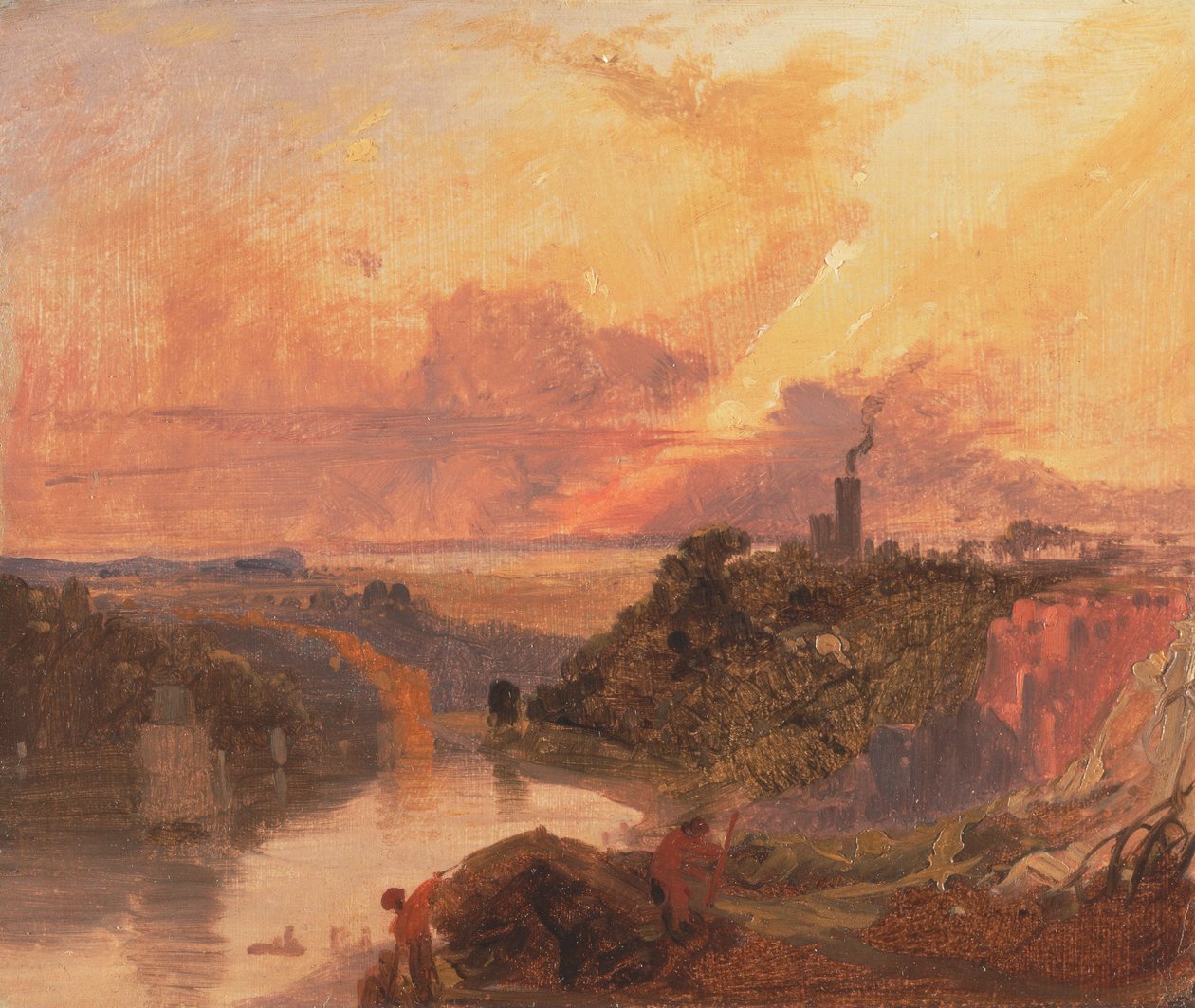Avon-kløften ved solnedgang af Francis Danby