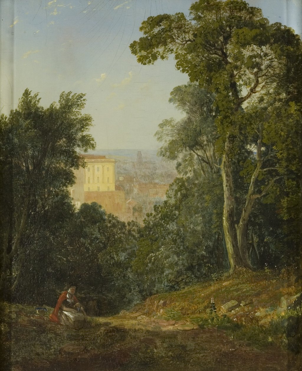 Udsigt over Bristol fra Leigh Woods, ca. 1822 (olie på panel) af Francis Danby