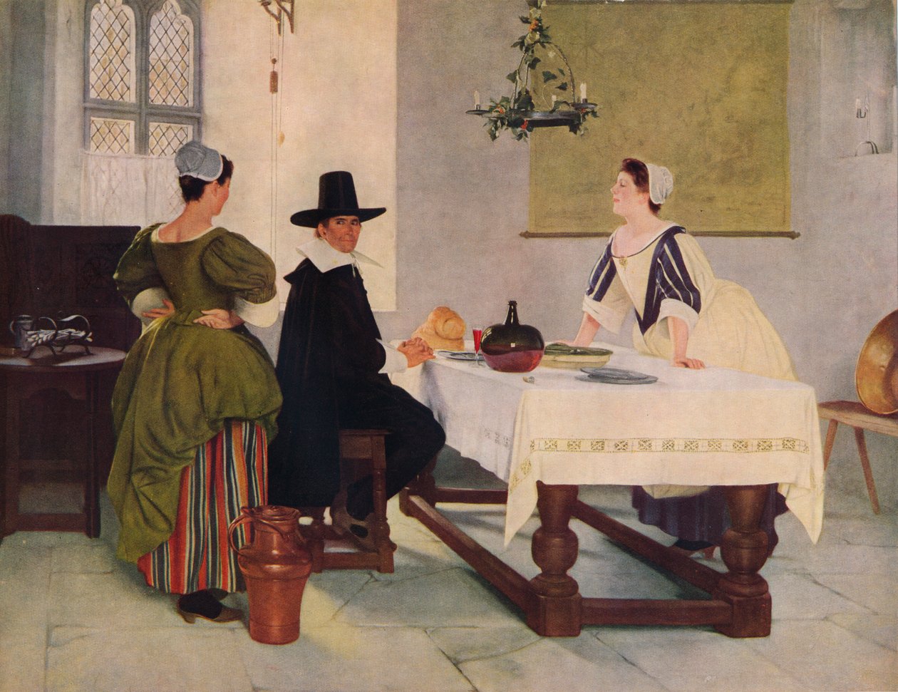 Between Two Fires, c1892, 1938 af Francis Davis Millet