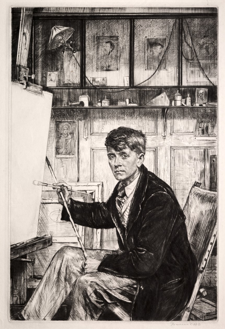 Charles Cundall af Francis Dodd