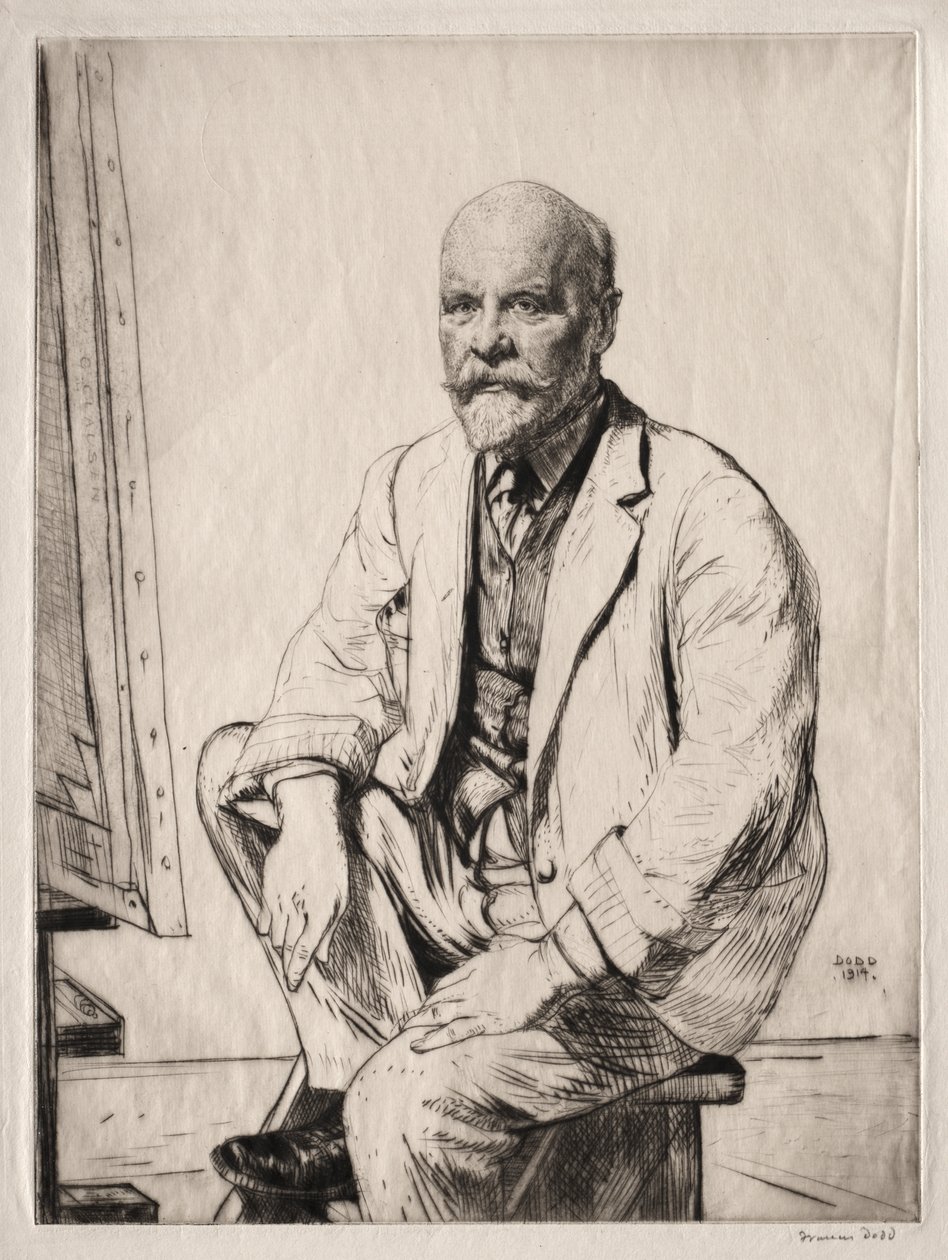 Sir George Claussen af Francis Dodd