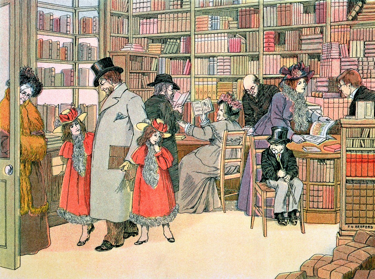 Boghandelen, 1899 af Francis Donkin Bedford
