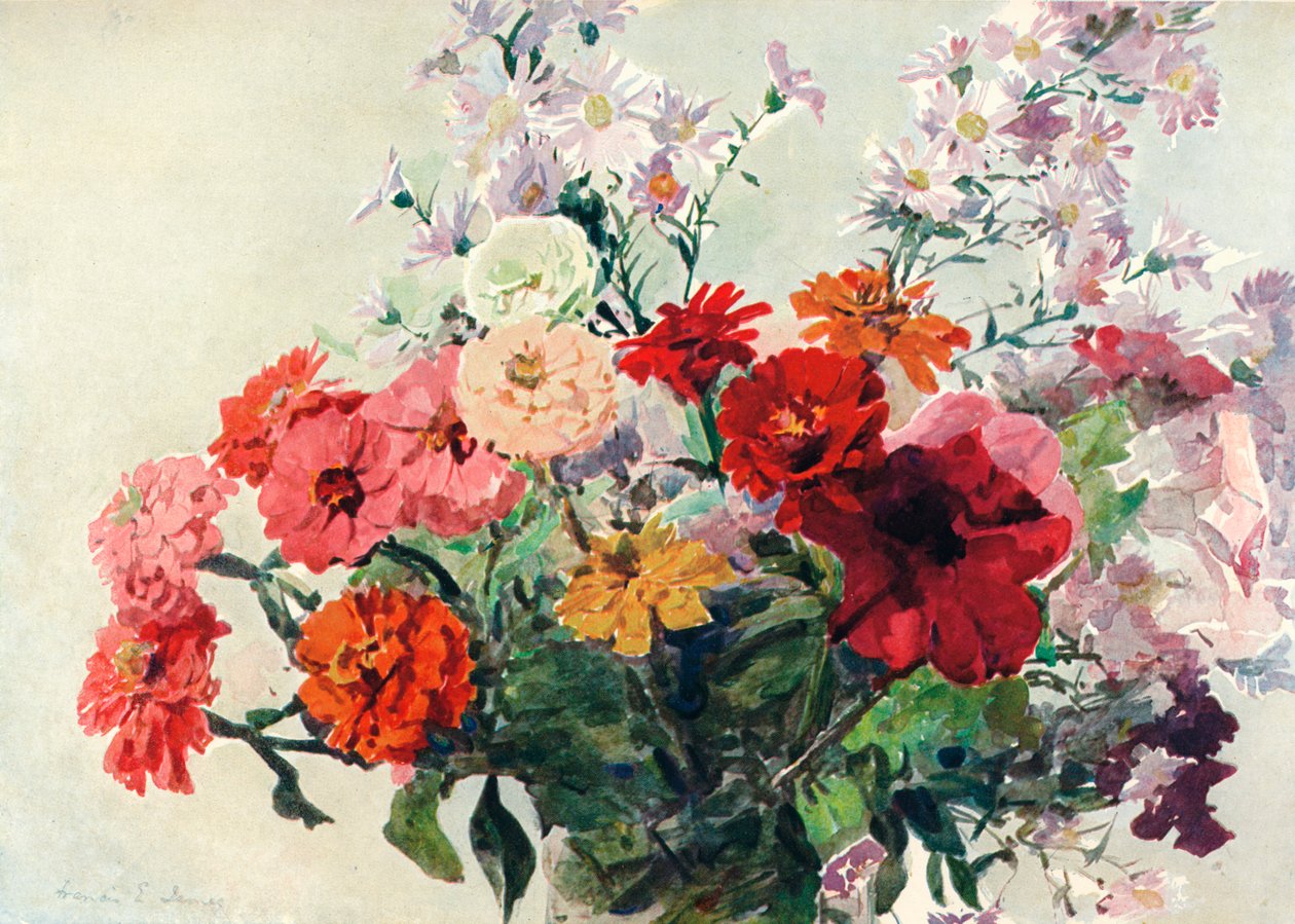 En flok efterår, c1869-1906, 1906 af Francis Edward James