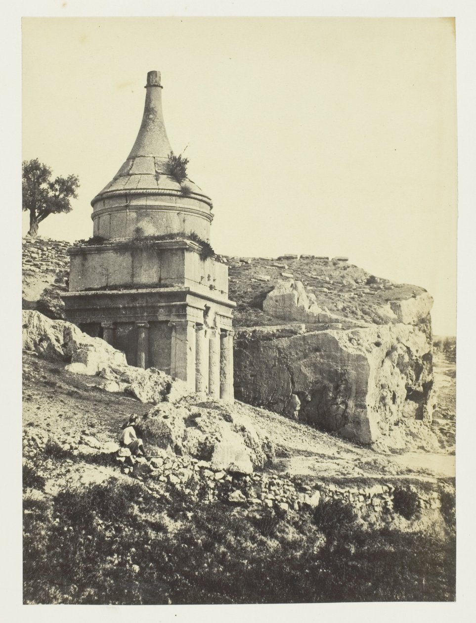 Absaloms grav, Jerusalem af Francis Frith