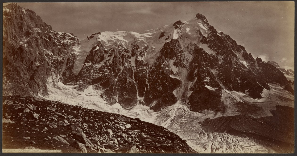Aiguille du Midi: Mount Blanc af Francis Frith
