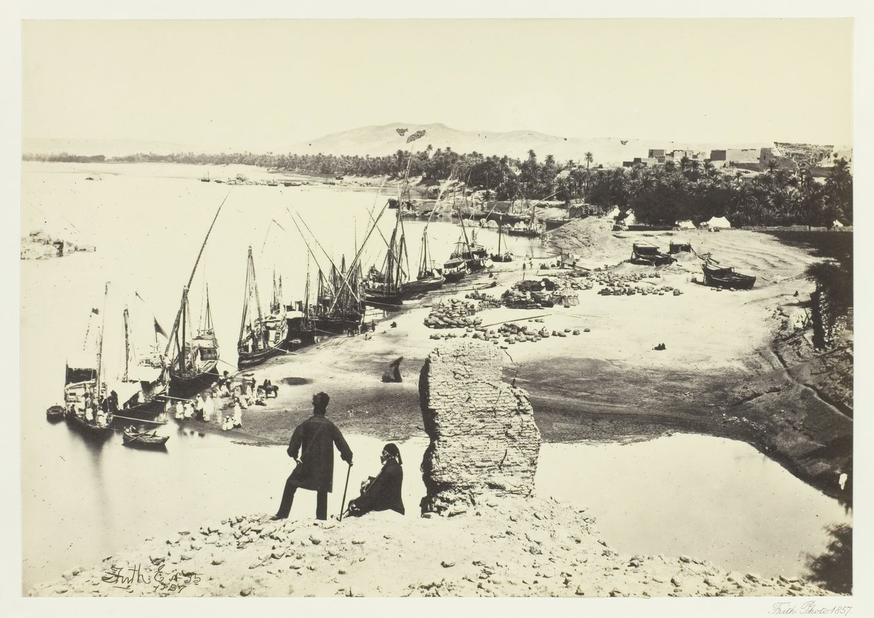 Aswan, 1857. af Francis Frith